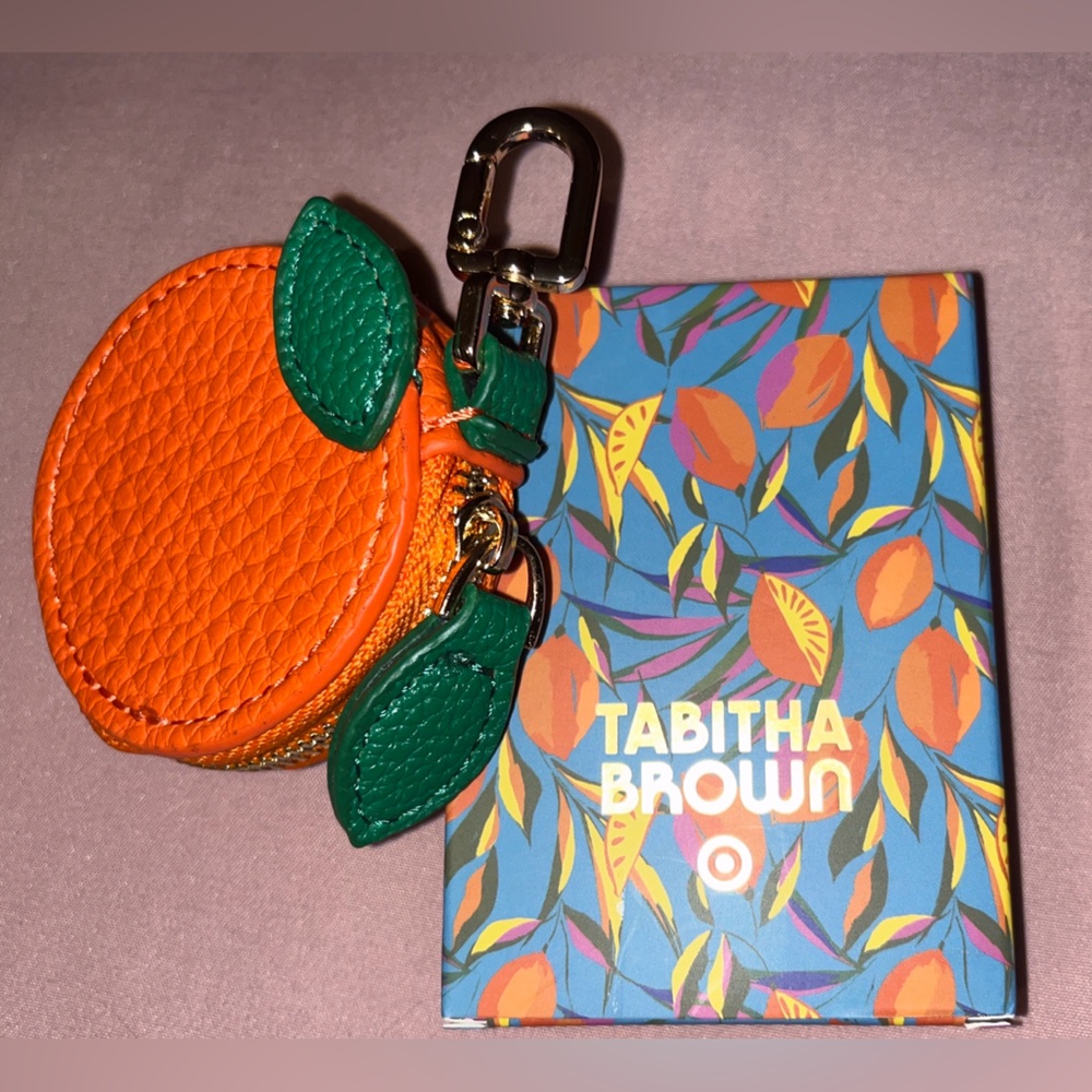 Tabitha Brown Citrus themed playing cards and Orange Coin Purse Charm